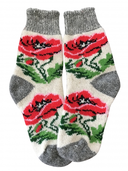 Kuschelsocken aus Schafwolle S41